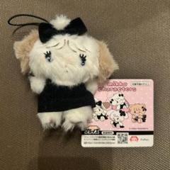 mikko BLACK RIBBON スフレ ふわふわ ぬいぐるみ キーホルダー