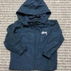 STUSSY KIDS フード付きジャケット 130 黒 STUSSY KIDS フード付きジャケット 130 黒