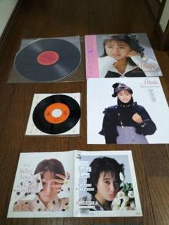 渡辺美奈代さん　EP&LPレコード2枚組 (中古品)