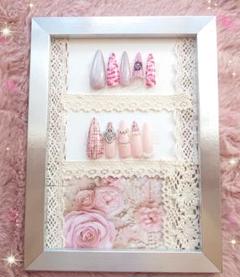 ハンドメイド ネイルチップ見本　コラージュ