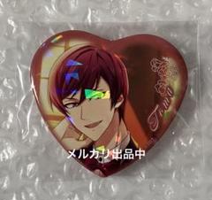 アイナナ 狗丸トウマ マリマリ ハート 缶バッジ ホログラム