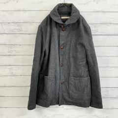 【GLOBAL WORK】ウール混ブルゾンL グレー 秋冬 メンズ アウター