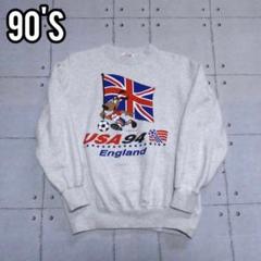 激レア希少USA製 adidas 94年W杯アメリカ代表 背番号星柄