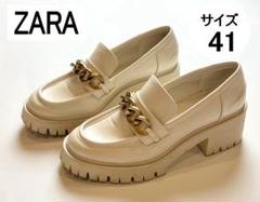 ZARA - 【新品】ZARA 厚底 41サイズ +6.5cm プラットフォーム