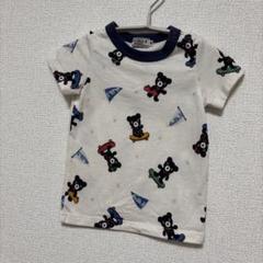 ミキハウス スケボーBくん 総柄Tシャツ