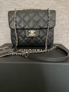 正規品 極美品 CHANEL ミニマトラッセ キャビアスキン