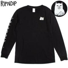 RIPNDIP LORD NERMAL L/S TEE(BLACK) XLのサムネイル