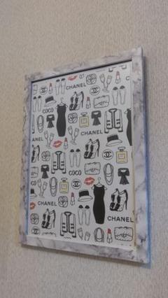 CHANEL♡大理石フレームアート♡絵