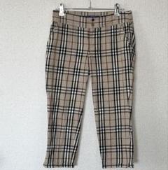 バーバリー　ブルーレーベル　36 ノバチェック　ピンク　クロップドパンツ　ピンク 楽天市場】店長がつくった「気分なピンク」の9分丈パンツ S/M/L