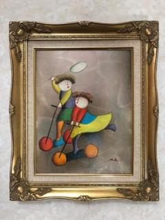 ▽Bi1066 ジェイ・ロイバル 油彩 絵画 音楽家 保管品 ▽Bi1066 ジェイ・ロイバル 油彩 絵画 音楽家 保管品 - メルカリ
