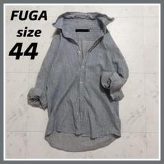 Y2K グランジ アーカイブ フーガ FUGA七分袖 シャツ 麻混 ドレスシャツ