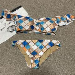 即購入可【新品】Sea Room lynn オフショルモザイクタイルスイムウェア