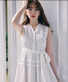 her lip to Scala Lace-Trimmed Dress - メルカリ