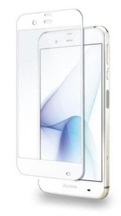 AQUOS ZETA SH-04H ガラスフィルム 画面フィルム ホワイト
