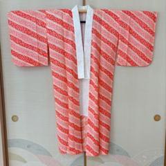 TN32＊未着用！ストライプ＊半衿付き＊袷＊長襦袢＊横幅大＊１２２ｃｍ＊裄６５ TN32＊未着用！ストライプ＊半衿付き＊袷＊長襦袢＊横幅大