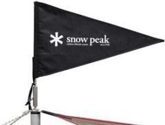 スノーピーク タープフラッグ 雪峰祭 限定品 黒