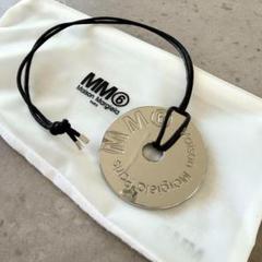 レア マルジェラ MM6 ロゴ プレート シルバー ネックレス　ペンダント ☆★ MM6 Maison Margiela メゾンマルジェラ エムエム6 ネックレス