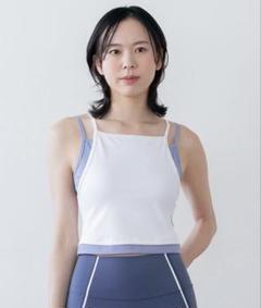 【新品】SUKALA リブデニムショートキャミソール　サンドベージュ　サイズL 新品☆【SUKALA】リブデニムショートキャミソール☆Lサイズ