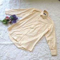 【形状記憶】MODA RITORNO イエロー長袖ボタンシャツ