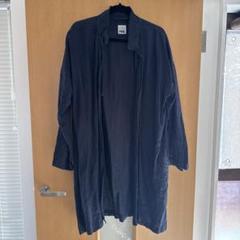 IDEE POOL いろいろの服　無印良品 リネン ネイビー はおり