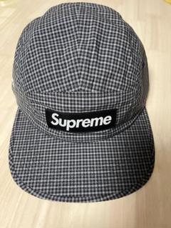 Supreme Cordura Plaid Camp Cap ブラック 25ss - メルカリ