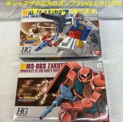 【感謝価格】 RX-78‐2 HG ガンダム ガンプラDVDカタログ付 シャア専用ザク &HG ロボット