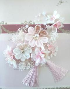 ♥A♡桜飾りー1**♡♥*ひな祭り飾り*♥*他つまみ細工**♡♥ ひな祭りのお花】桜と橘の作り方【つまみ細工】 - YouTube