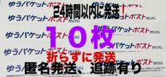 ゆうパケットポスト mini 専用封筒　10枚　新品未使用　匿名発送のサムネイル