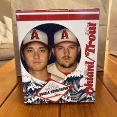【新品未開封】㊗️MVP・ドジャース決定‼️ 大谷翔平✖️トラウト　ボブルヘッド 大谷翔平＆マイクトラウト7月1日エンジェルス球場25000体限定