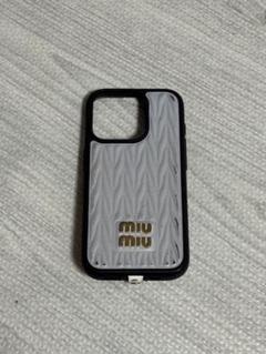 新品未使用】Miu Miu iPhone15Pro ケース ブラック