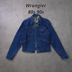 ③80s WRANGLER 74126NV 黒金三角タグ デニムJKT 42 ③80s WRANGLER 74126NV 黒金三角タグ デニムJKT 42