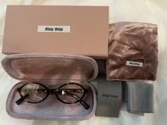 miumiu アイウェア　オーバルフレームメガネのサムネイル