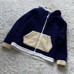 《良品》HELLY HANSEN フリースジャケット L ネイビー ジッパー