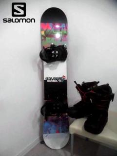 SALOMON スノーボード 2点セット 新品ビンディング ブーツなし