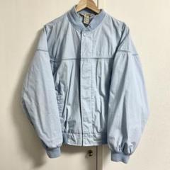HABAND　ダービージャケット　無地　ブルゾン　ビンテージ　古着　ネイビー　L 90年代 HABAND カップショルダー ダービージャケット メンズXL