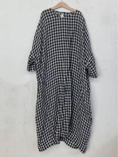 美品☆jujudhauリネン100% ボックスドレス ズーズーダウのサムネイル