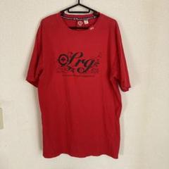 LRG プリントロゴ Tシャツ M 赤