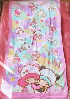 希少レア　キキララ　ビッグタオル　もこもこ　着ぐるみ　2012 サンリオ　レトロ
