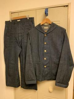 【スーパーセール】 本店購入 AtLast&Co デニムセットアップ ヘチマ襟 - メルカリ ジャケット・アウター