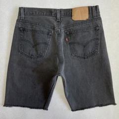 90s ヴィンテージLevi’s USA製 501 ブラック デニムハーフパンツ