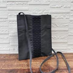 エルメス キャンバス エール ライン ショルダーバッグ ポシェット サコッシュ