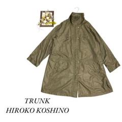 美品『TRUNK』【38】おしゃれミリタリージャケット/オリーブ/メッシュT12