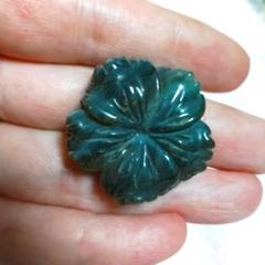 天然石ラブラドライト桜の花パーツ
