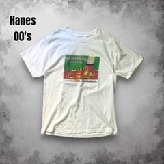 00s Hanes ヴィンテージ イベントTシャツ 企業ロゴ アートT USA