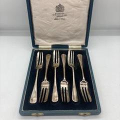 ▼Mappin&Webb ケーキフォークセット ホールマーク 1935年 ▽Mappin&Webb ケーキフォークセット ホールマーク 1935年