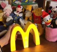 【新品】マクドナルド　ゴールデンアーチ　インテリアライト　ナイトライト アメトイ