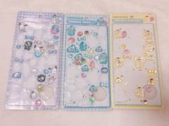 ボンボンドロップシール ポムポムプリン ハンギョドン はぴだんぶい 3種類セット