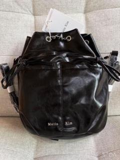 MATINKIM/マーティンキム/ドローストリングリボンリュック/バッグ/新品 MATINKIM/マーティンキム/ドローストリングリボンリュック