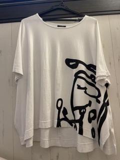 m-mefu 芽風　センソユニコ　ホワイト 半袖 Tシャツ　LーLL m-mefu 芽風 センソユニコ ホワイト 半袖 Tシャツ LーLL - メルカリ