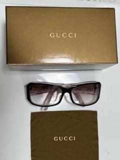 GUCCI スクエア パープル系グラデーションレンズ サングラス